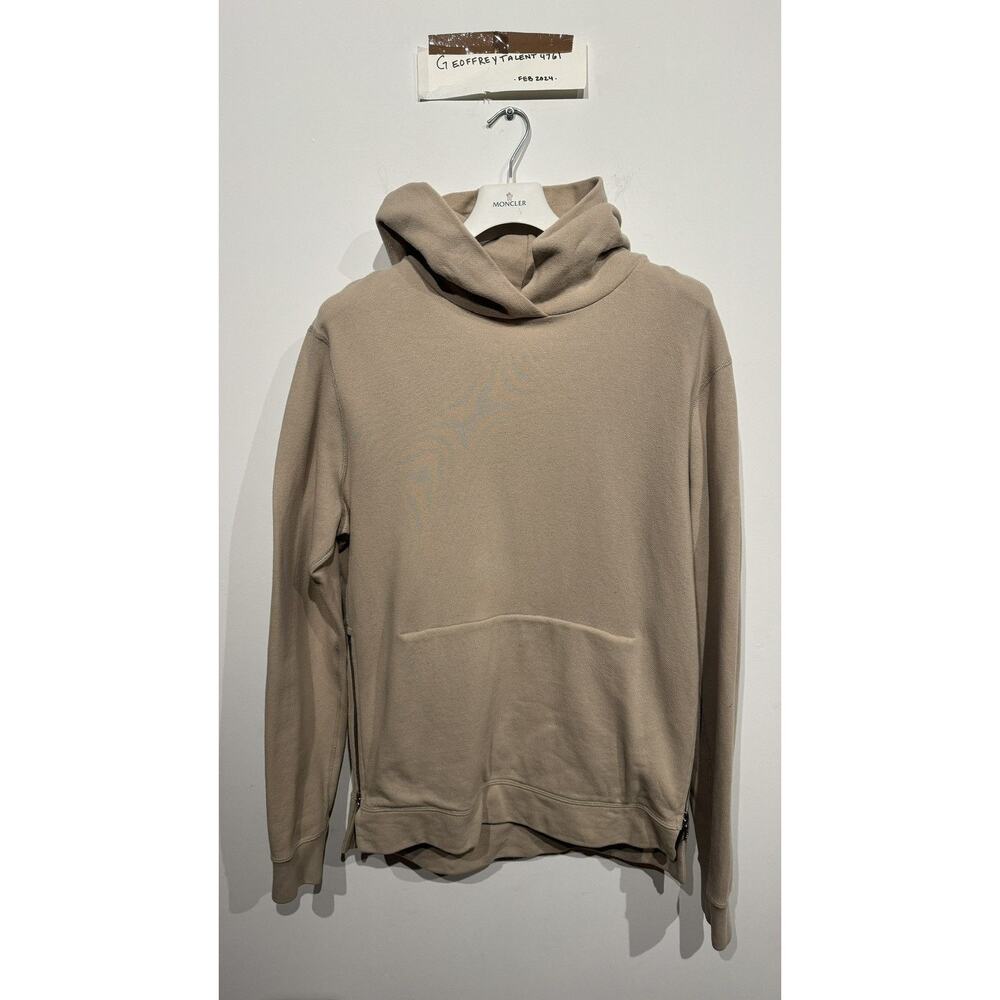 John Elliott Mens Villain Hoodie Tan Size 3 (Large)